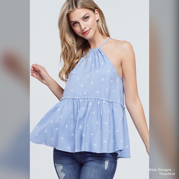 🥰Last 1! Baby Palm Tree 🏝 Back Tie Top! - Picture 6 of 7